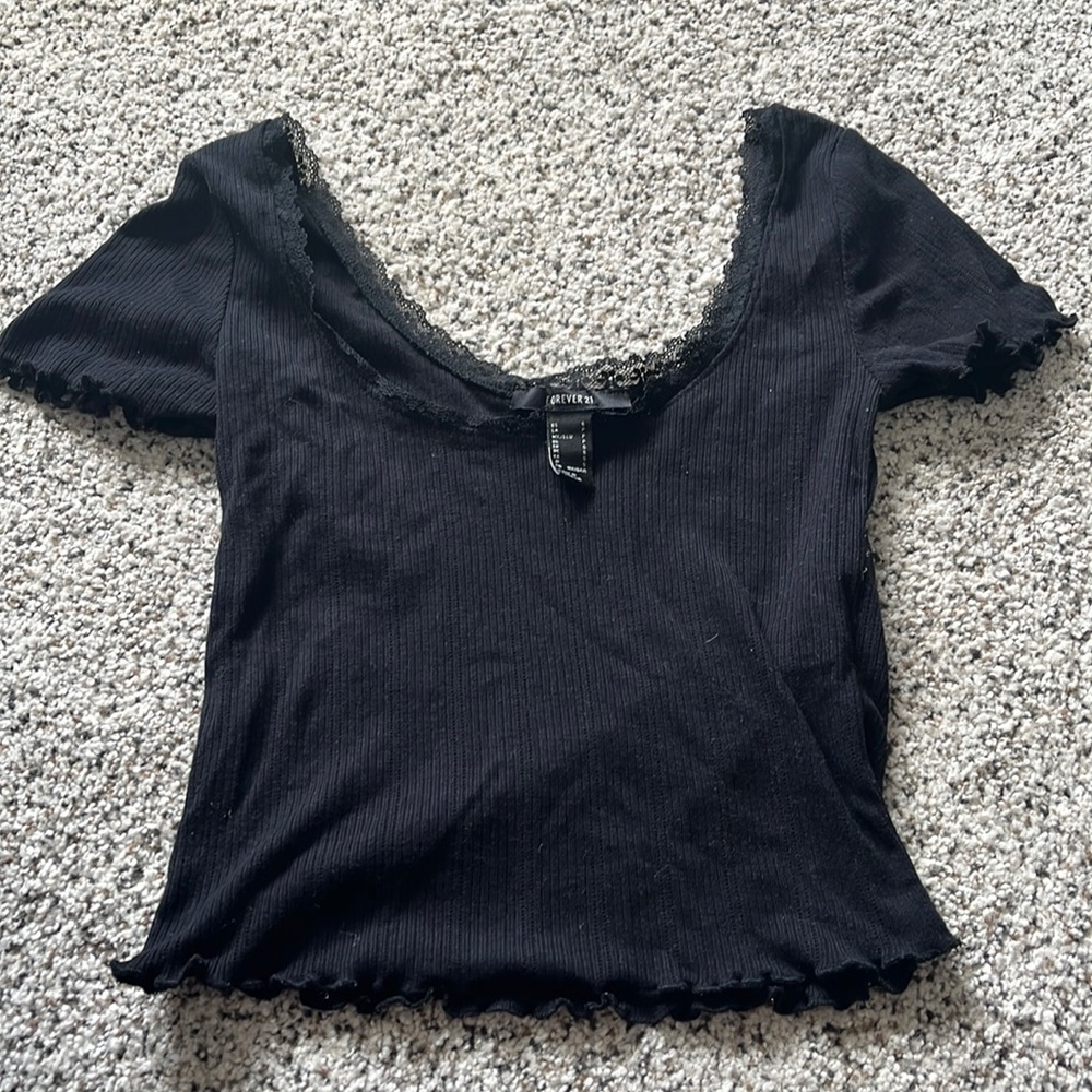 Forever 21 Lace crop top